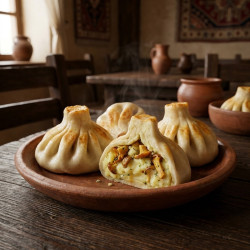 Хинкали с картофелем и грибами (300 г)